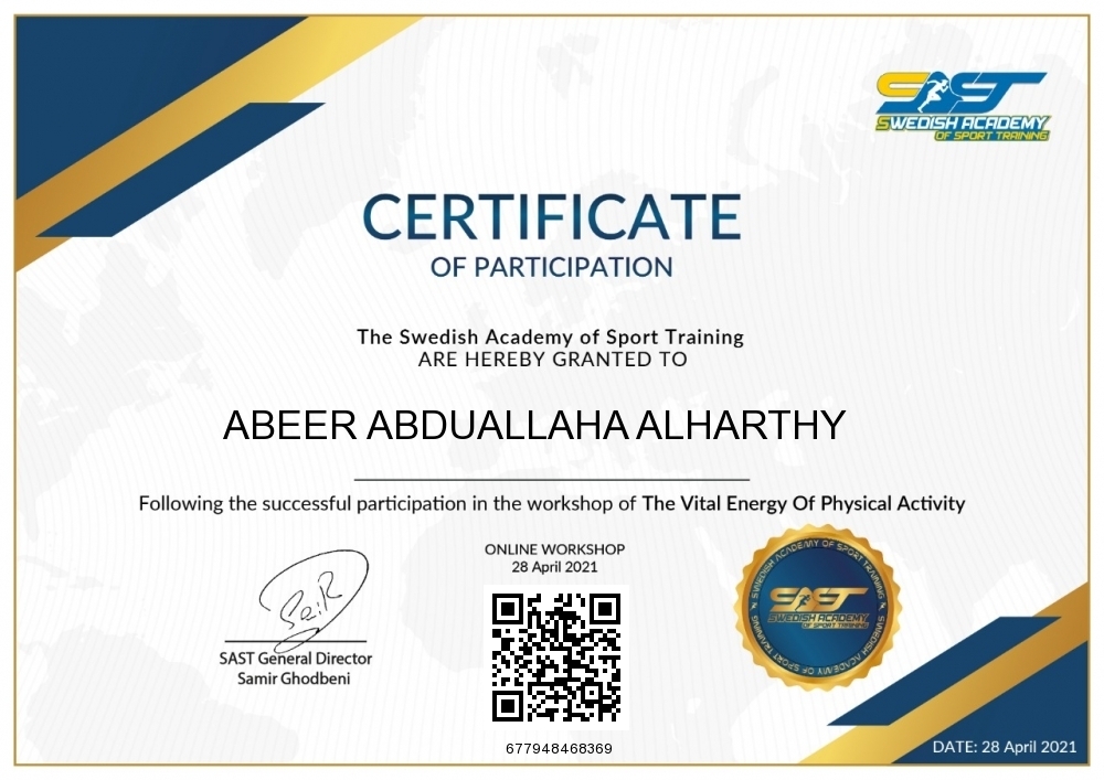 ABEER ABDUALLAHA ALHARTHY